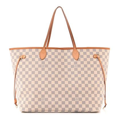 Louis Vuitton Damier Azur Neo Neverfull GM Rose Ballerine 1 of 16