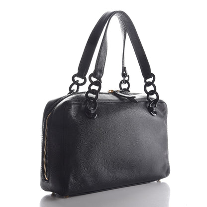 Chanel Caviar CC Bowler Black 3 of 7