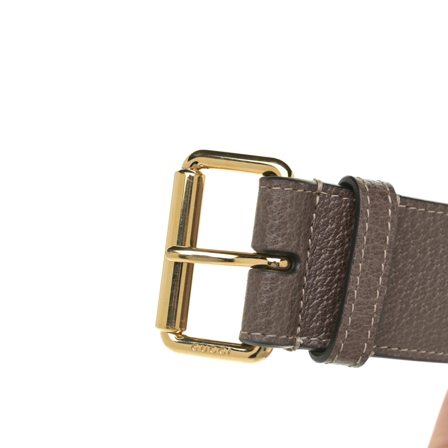 GG Supreme Monogram Ophidia Belted iPhone Case 85 34 Dark Brown