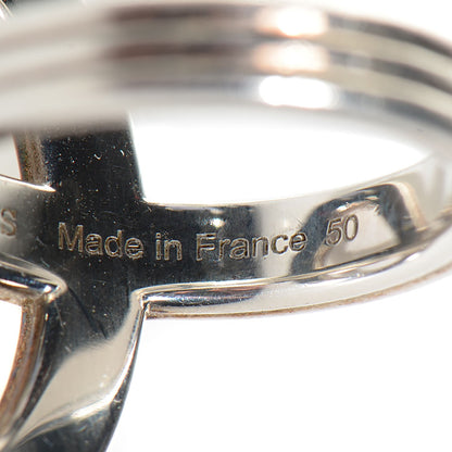 Hermes Sterling Silver Vertical Chaine d'Ancre 24 Ring 50 5.25 6 of 7
