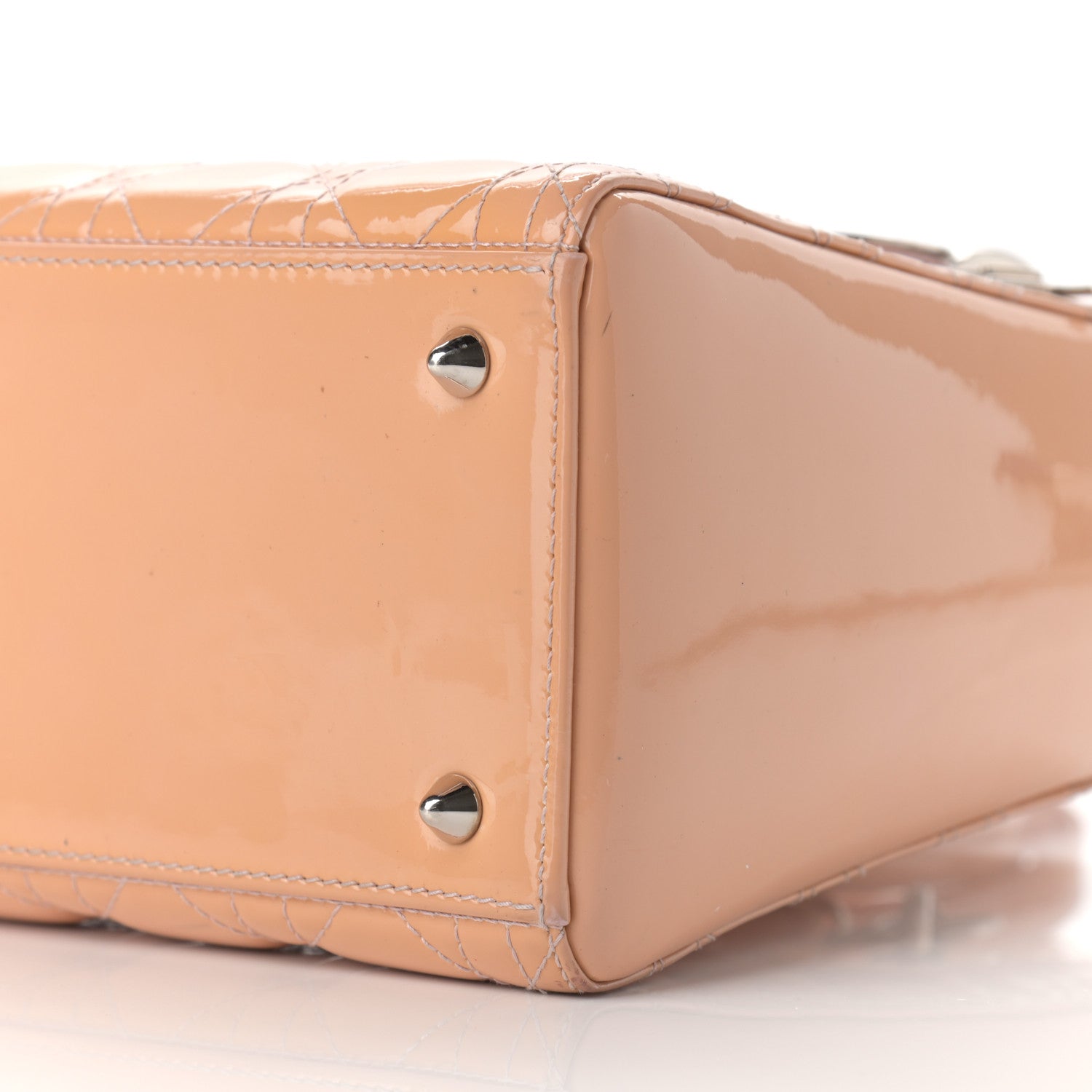 Christian Dior Patent Cannage Medium Lady Dior Pale Pink 10 of 14