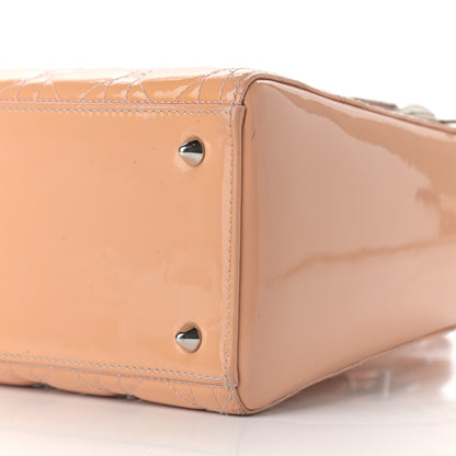 Christian Dior Patent Cannage Medium Lady Dior Pale Pink 10 of 14