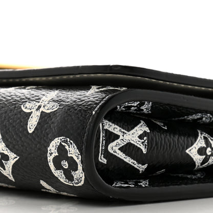 Louis Vuitton Catogram Twist Chain Wallet Black 10 of 11