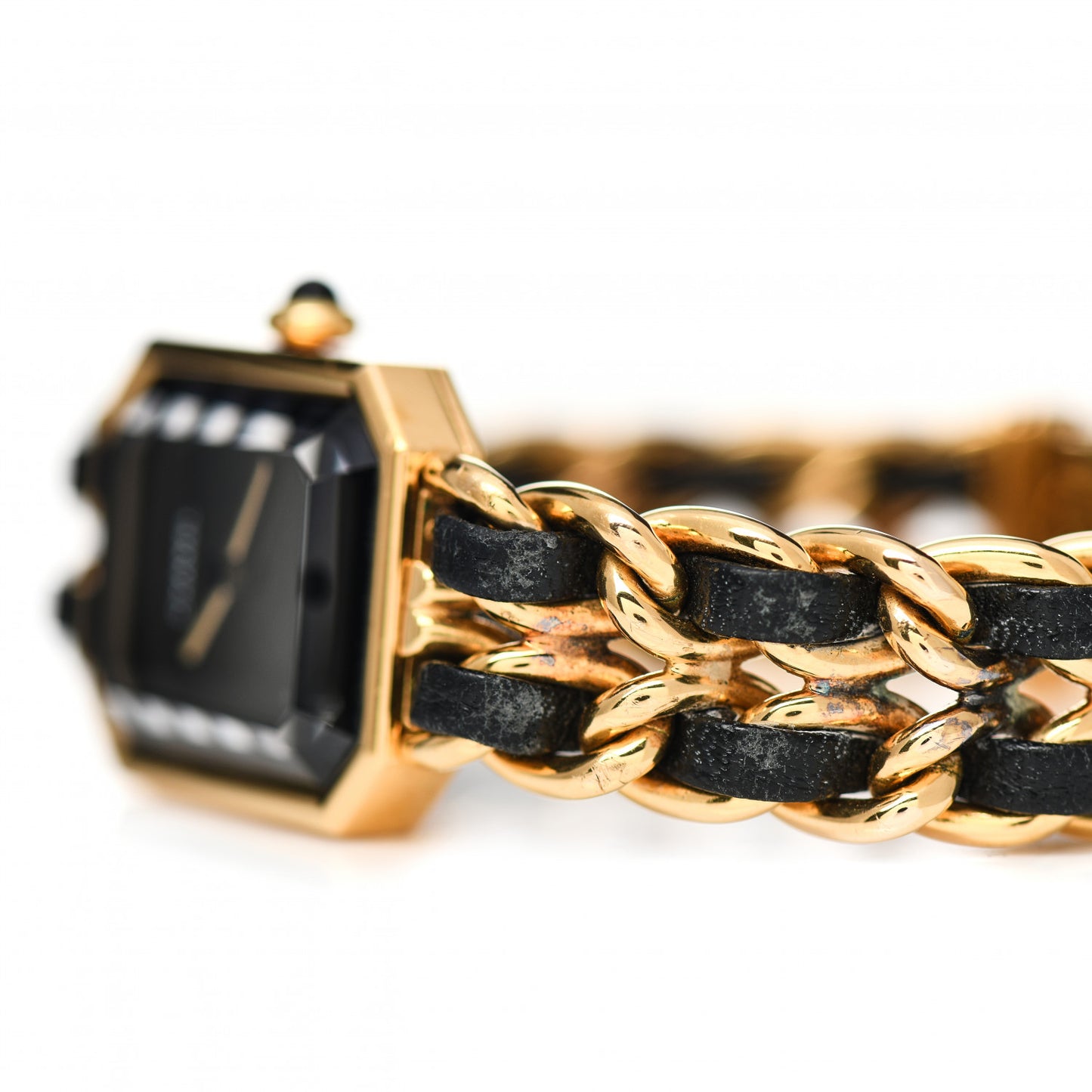 Stainless Steel Lambskin 20mm Chain Premiere Quartz Watch Gold M