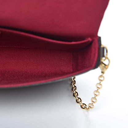 Louis Vuitton Monogram Pochette Felicie Chain Wallet Fuchsia 9 of 13