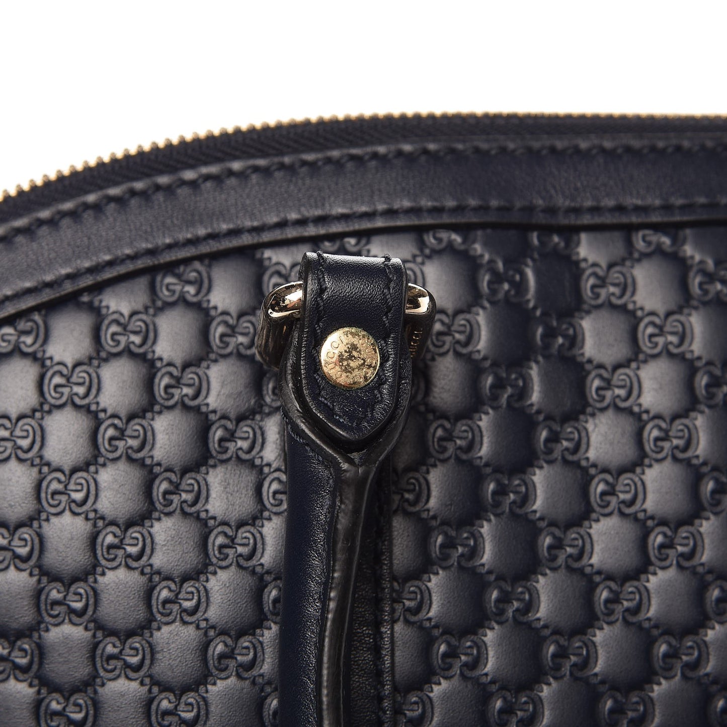 Soft Microguccissima Dome Satchel Navy