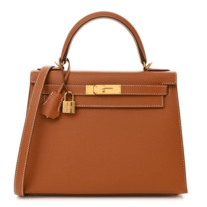 Hermes Epsom Kelly Sellier 28 Cognac 1 of 12