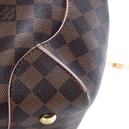 Louis Vuitton Damier Ebene Caissa Hobo Rose Ballerine 16 of 18