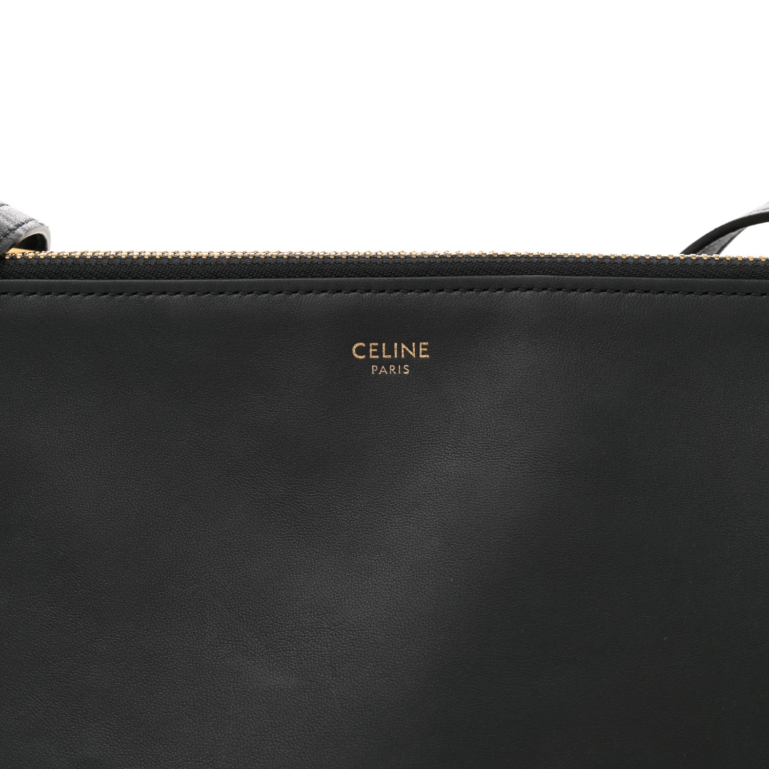 Celine Lambskin Large Trio Crossbody Bag Black 9 of 12
