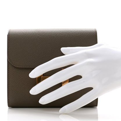Hermes Epsom Constance Short Wallet Etain 2 of 8