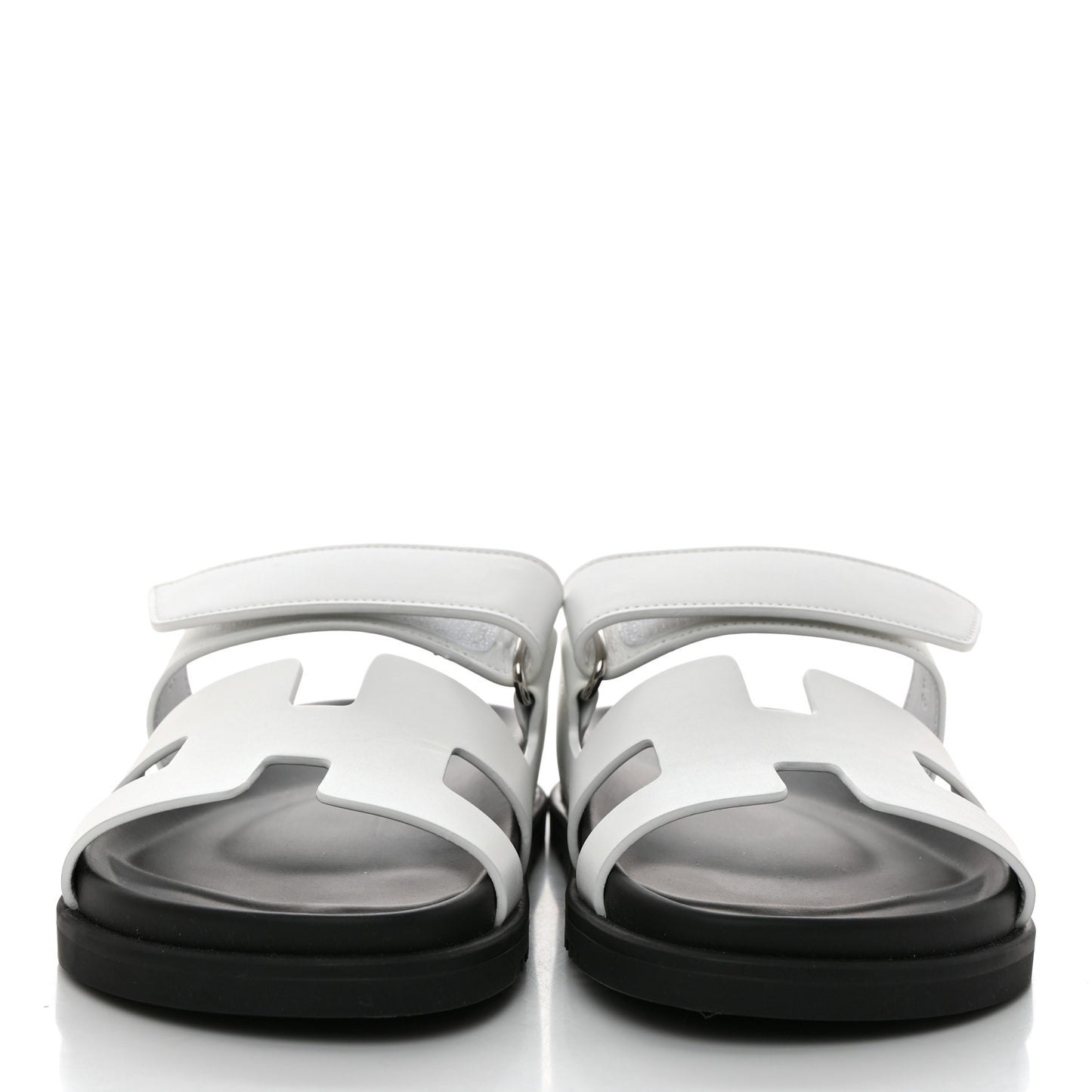 Calfskin Womens Chypre Sandals 36 White