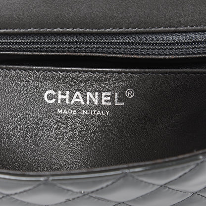 Chanel Patent Calfskin Quilted Mini Rectangular Flap Dark Grey 5 of 12