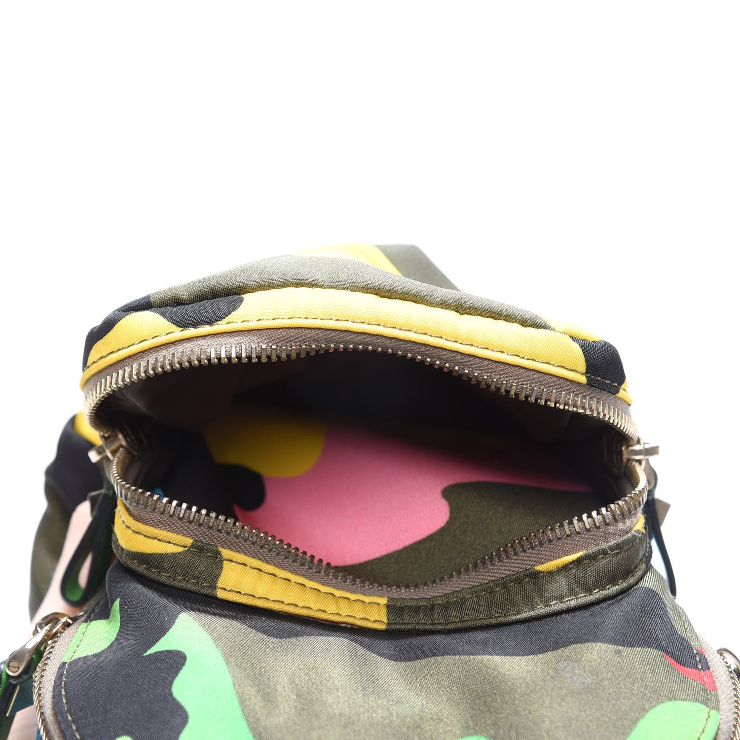 Valentino Garavani Nylon Mini Psychedelic Camouflage Rockstud Backpack Multicolor 4 of 13