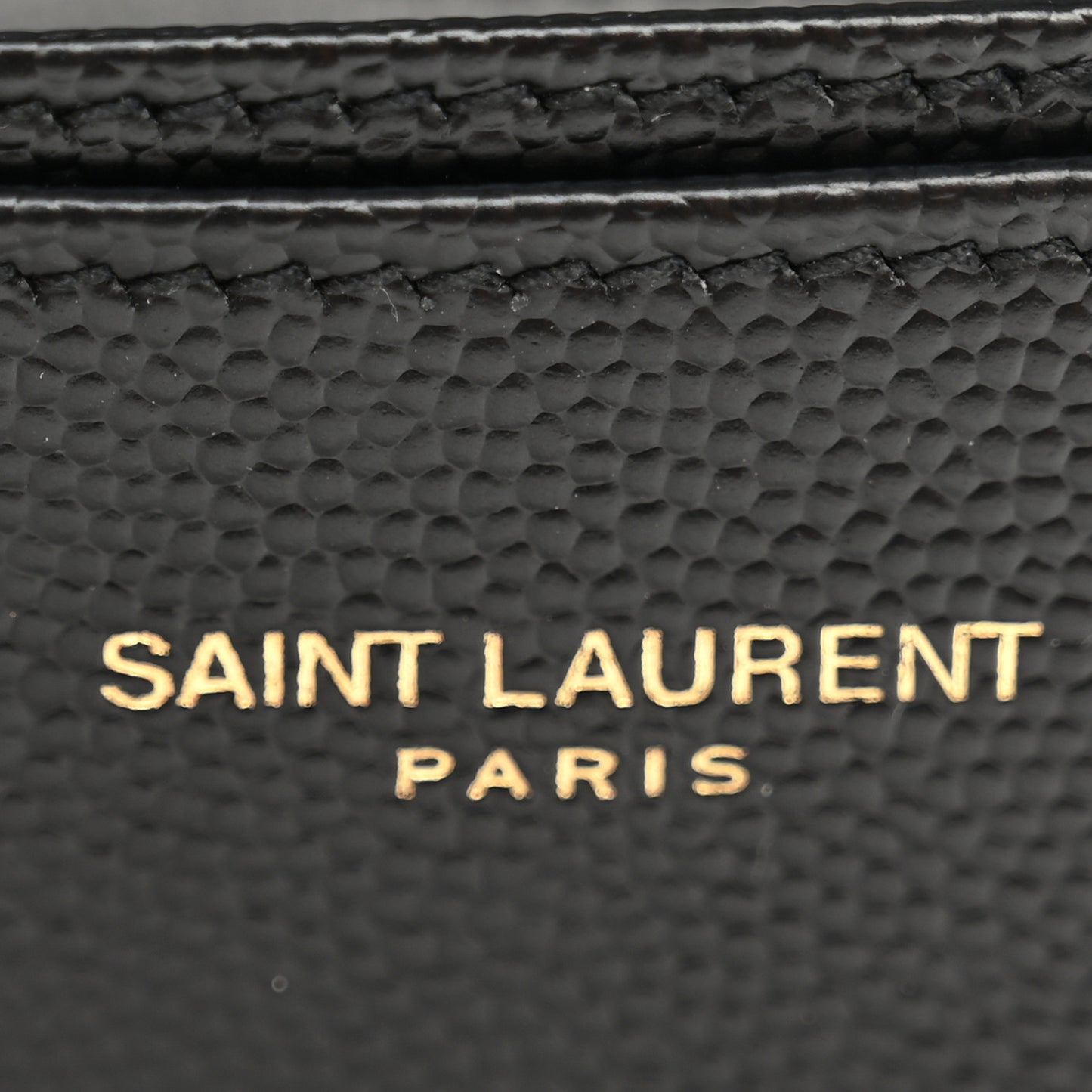 Grain De Poudre Matelasse Chevron Monogram Flap Card Case Black