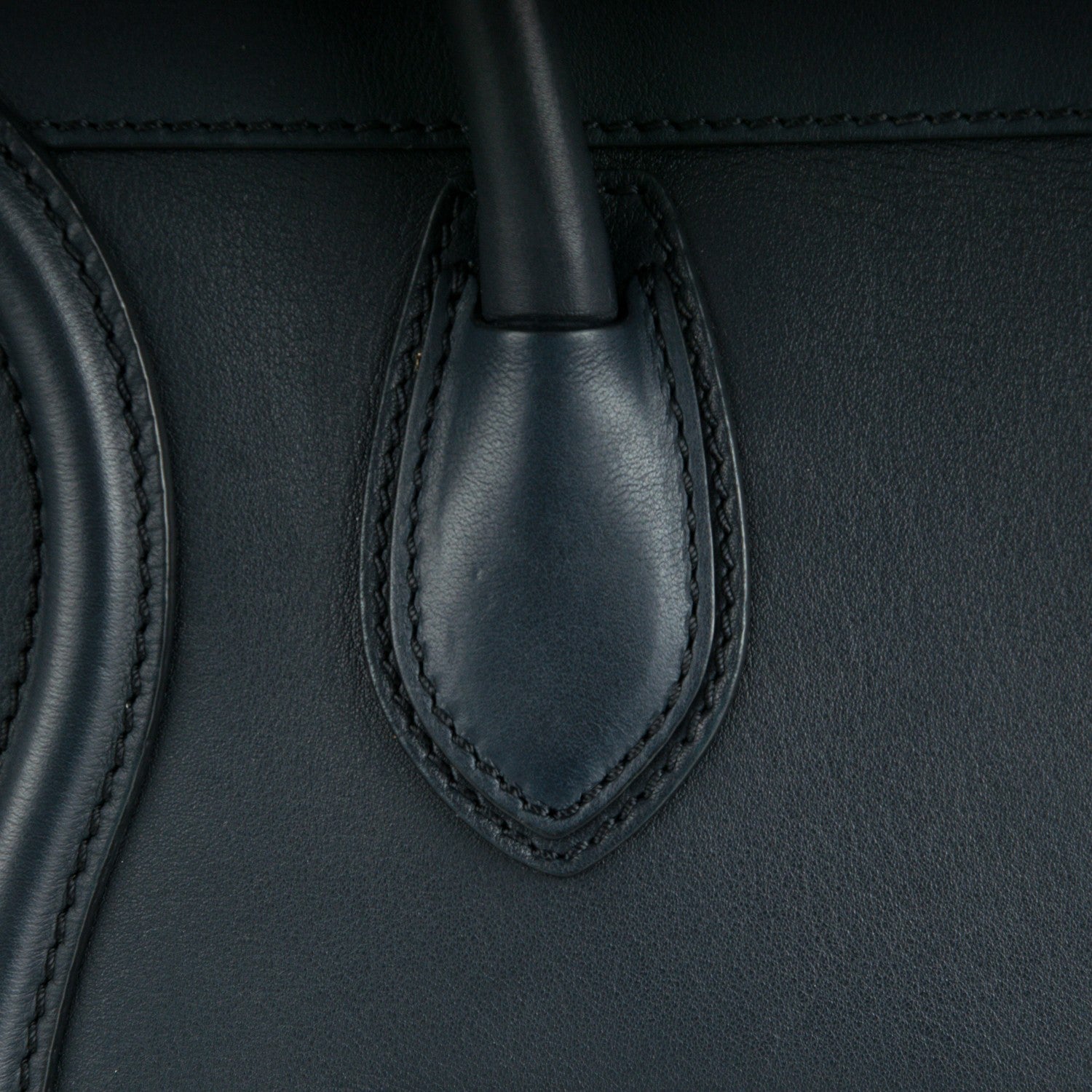 Celine Smooth Calfskin Mini Luggage Navy Blue 9 of 9