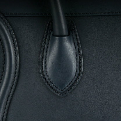 Celine Smooth Calfskin Mini Luggage Navy Blue 9 of 9