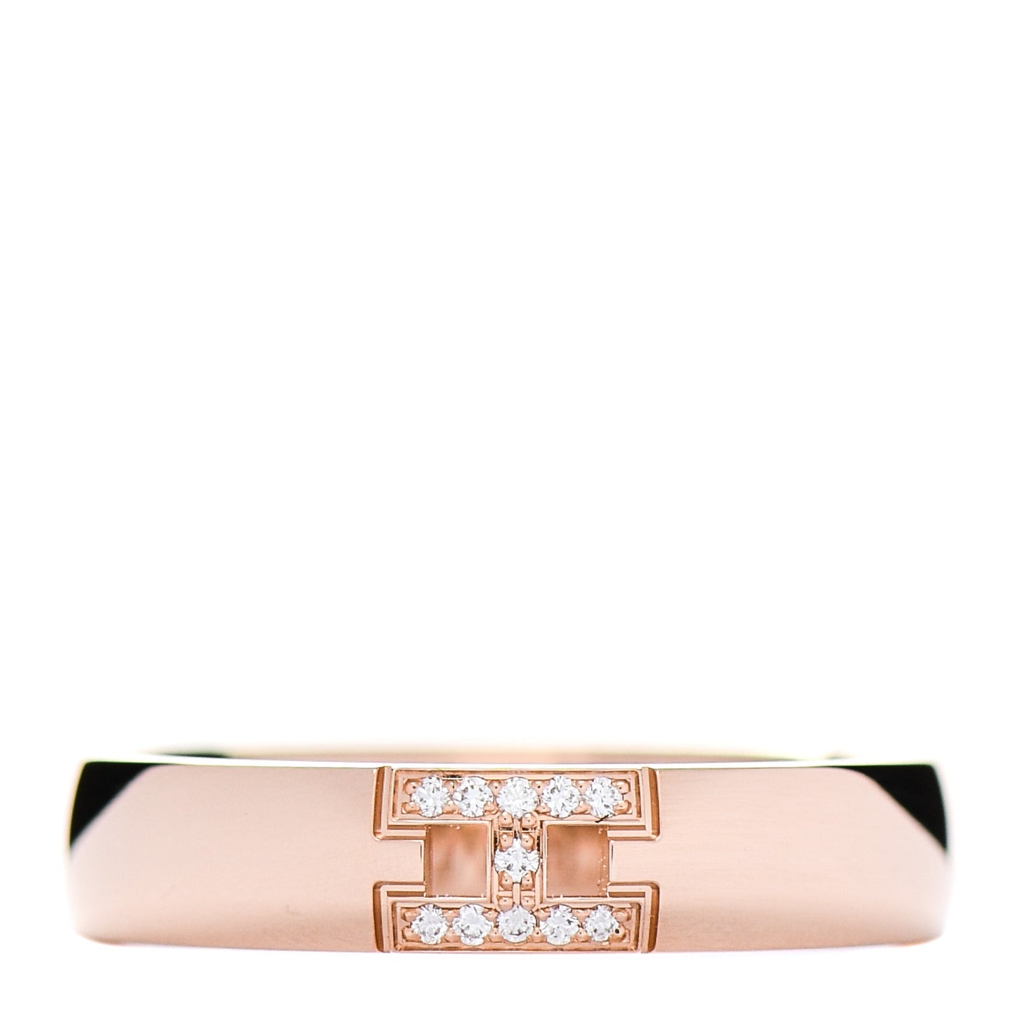 18K Rose Gold Diamond Ever Herakles Wedding Band Ring 47 4