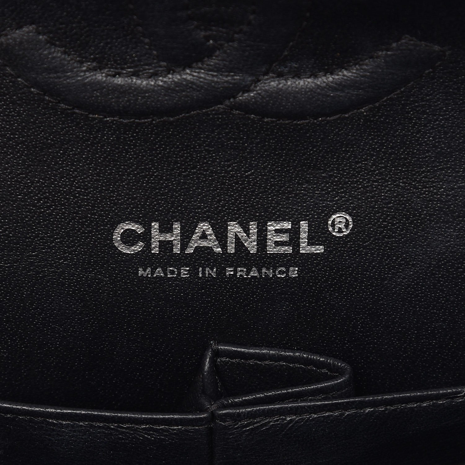 Chanel Crumpled Calfskin Quilted Medium Double Flap So Black 7 of 12