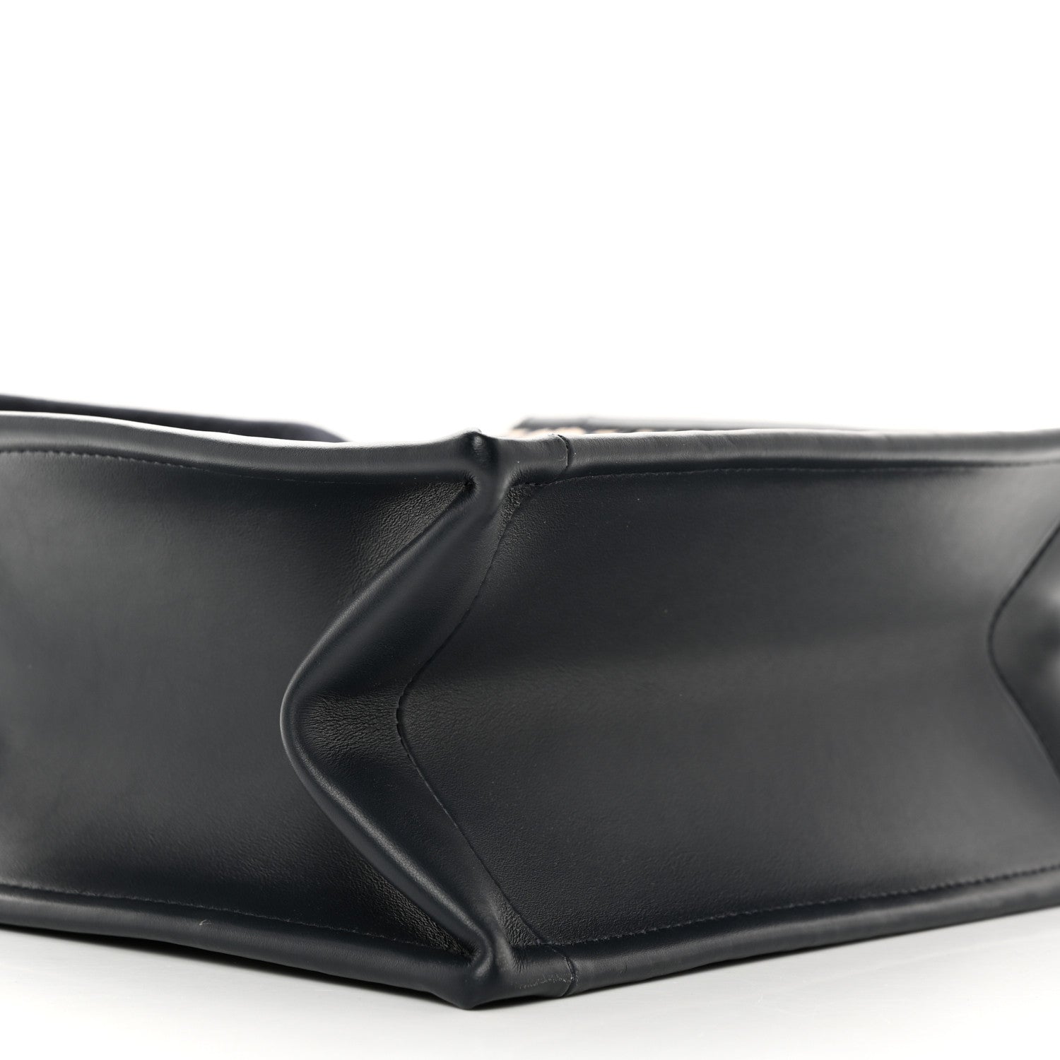 Christian Dior Oblique Calfskin Small Book Tote With Strap Blue Multicolor 9 of 10