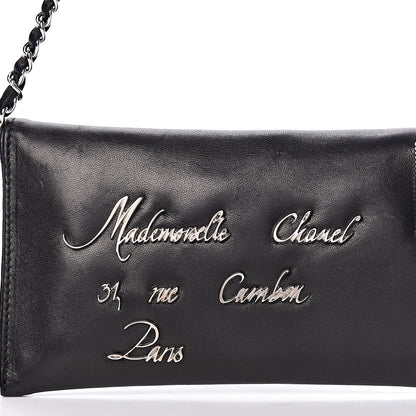Chanel Lambskin Envelope 31 Rue Cambon Chain Clutch Black 14 of 16