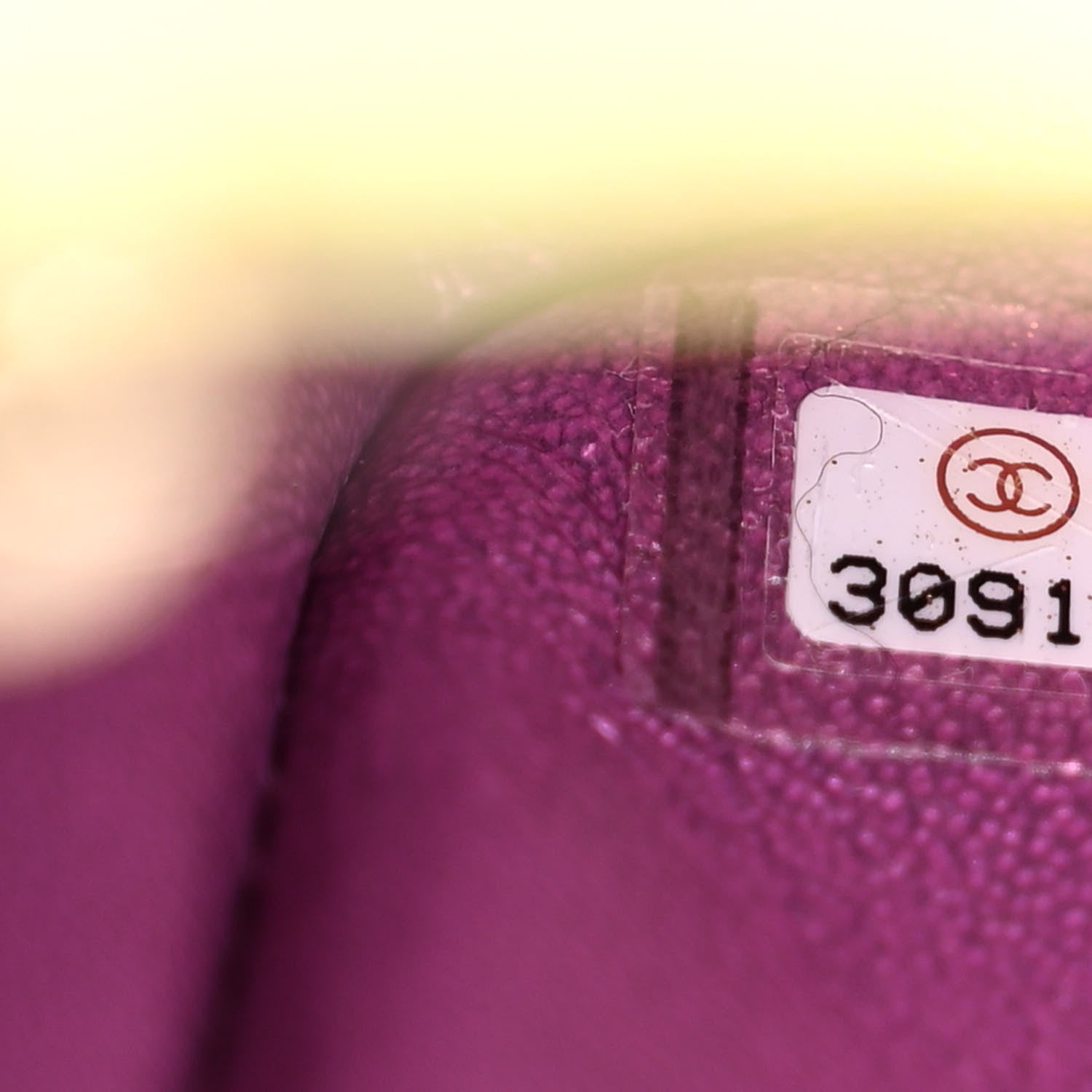 Chanel Iridescent Lambskin Quilted Mini Rectangular Flap Purple 7 of 10