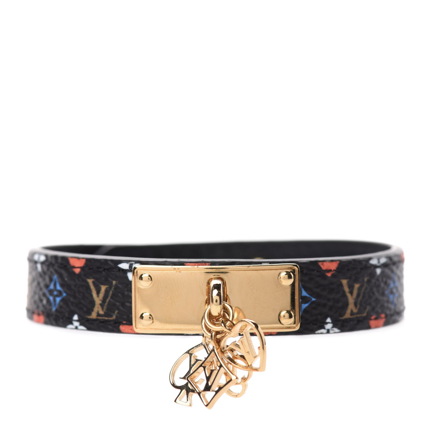 Louis Vuitton Game On Bracelet 17 Black 1 of 7