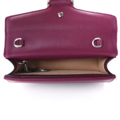 Gucci Velvet Super Mini Dionysus Shoulder Bag Fuchsia Violet Cyclamen 5 of 11