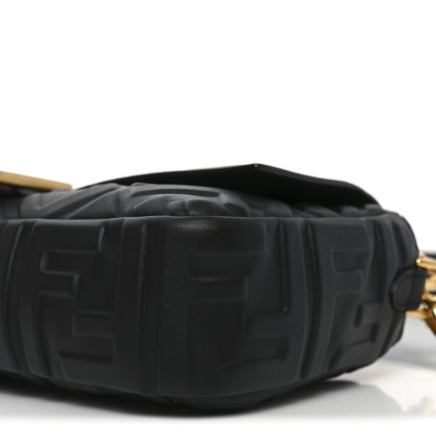 Nappa FF 1974 Embossed Baguette Black