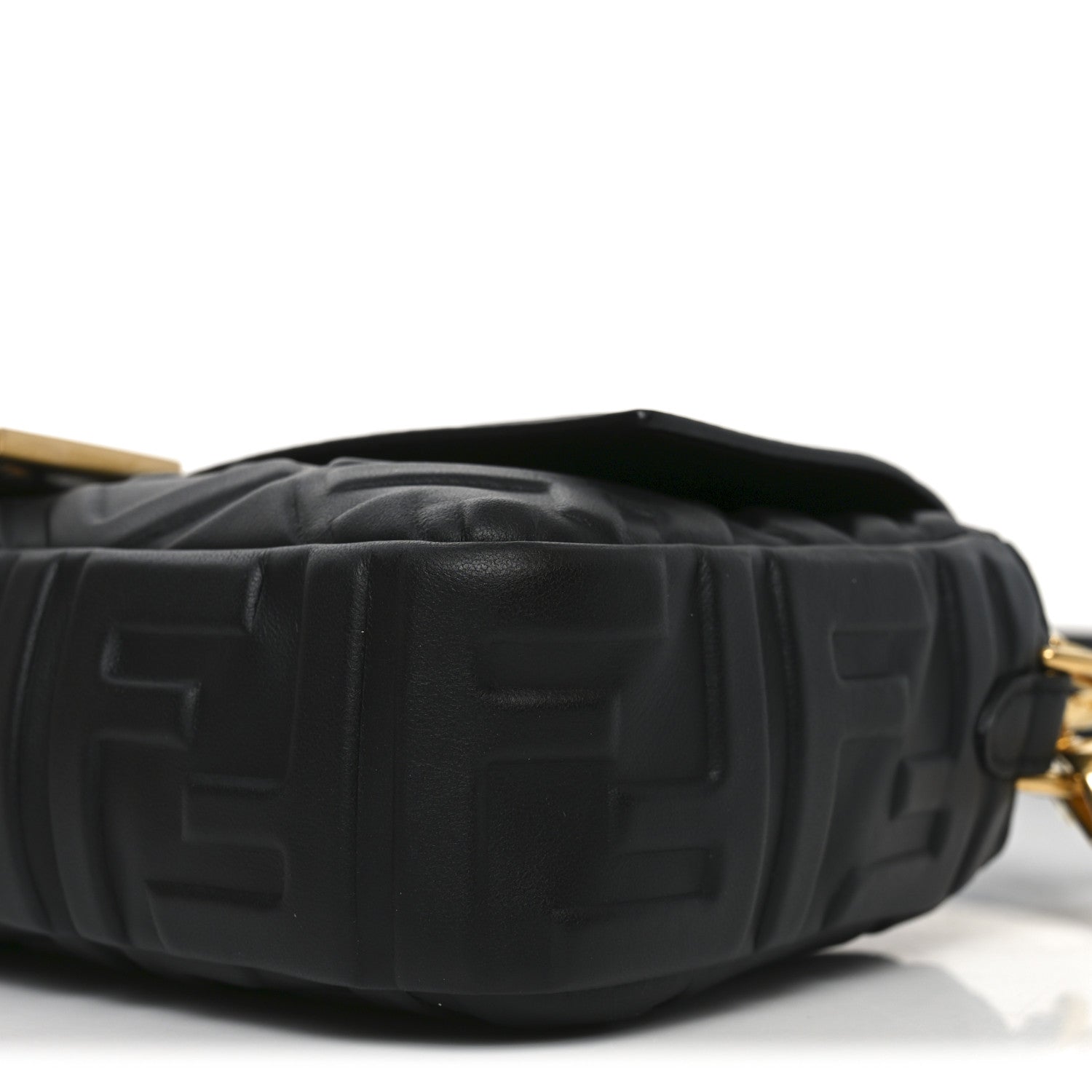 Fendi Nappa FF 1974 Embossed Baguette Black 10 of 10