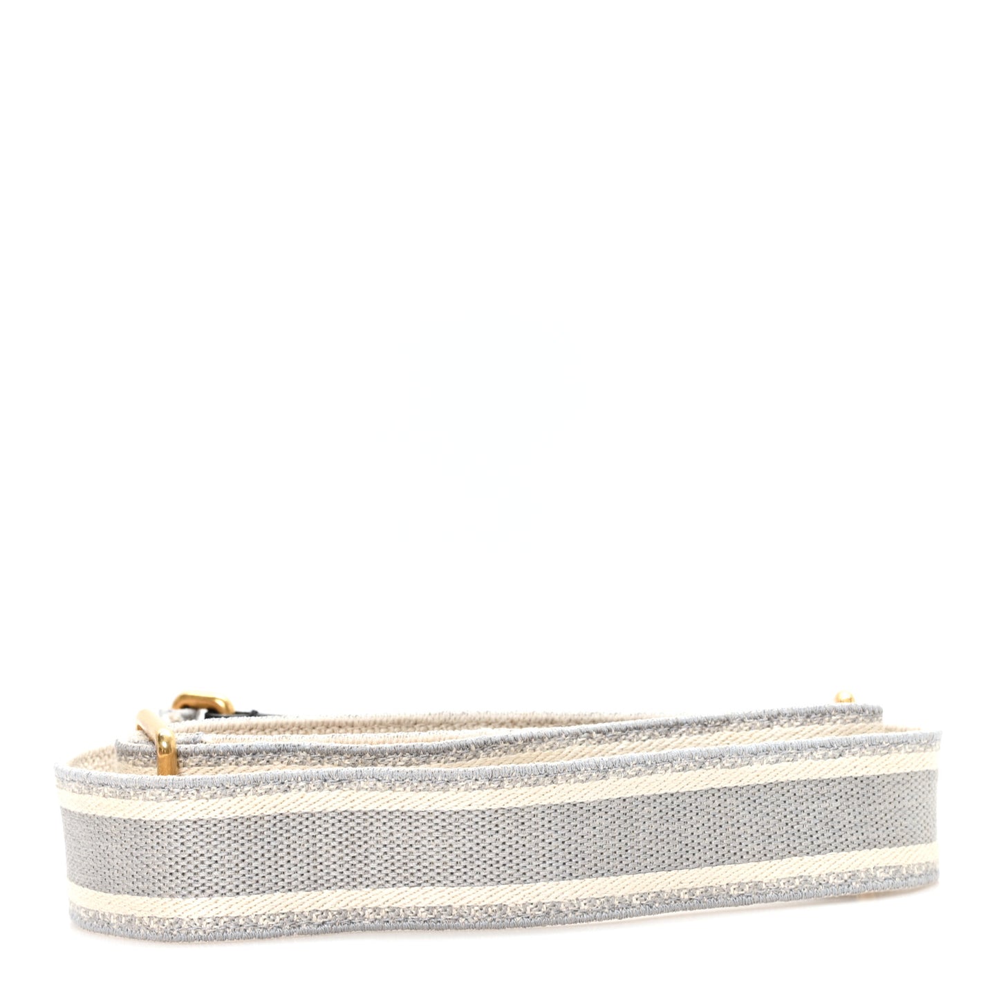 Canvas Embroidered Adjustable Shoulder Strap  Grey