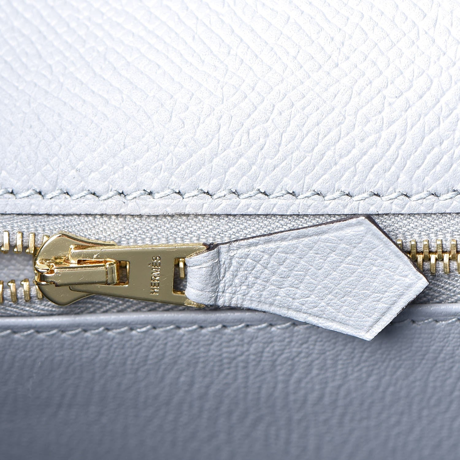Hermes Epsom Kelly Sellier 28 Bleu Glacier 17 of 36