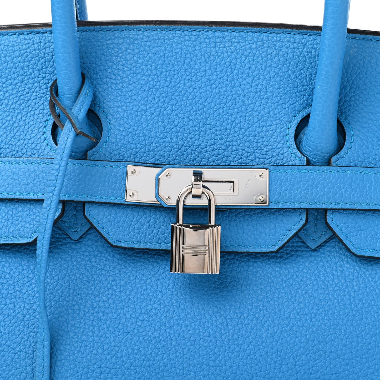 Togo Verso Birkin 35 Bleu Zanzibar Malachite