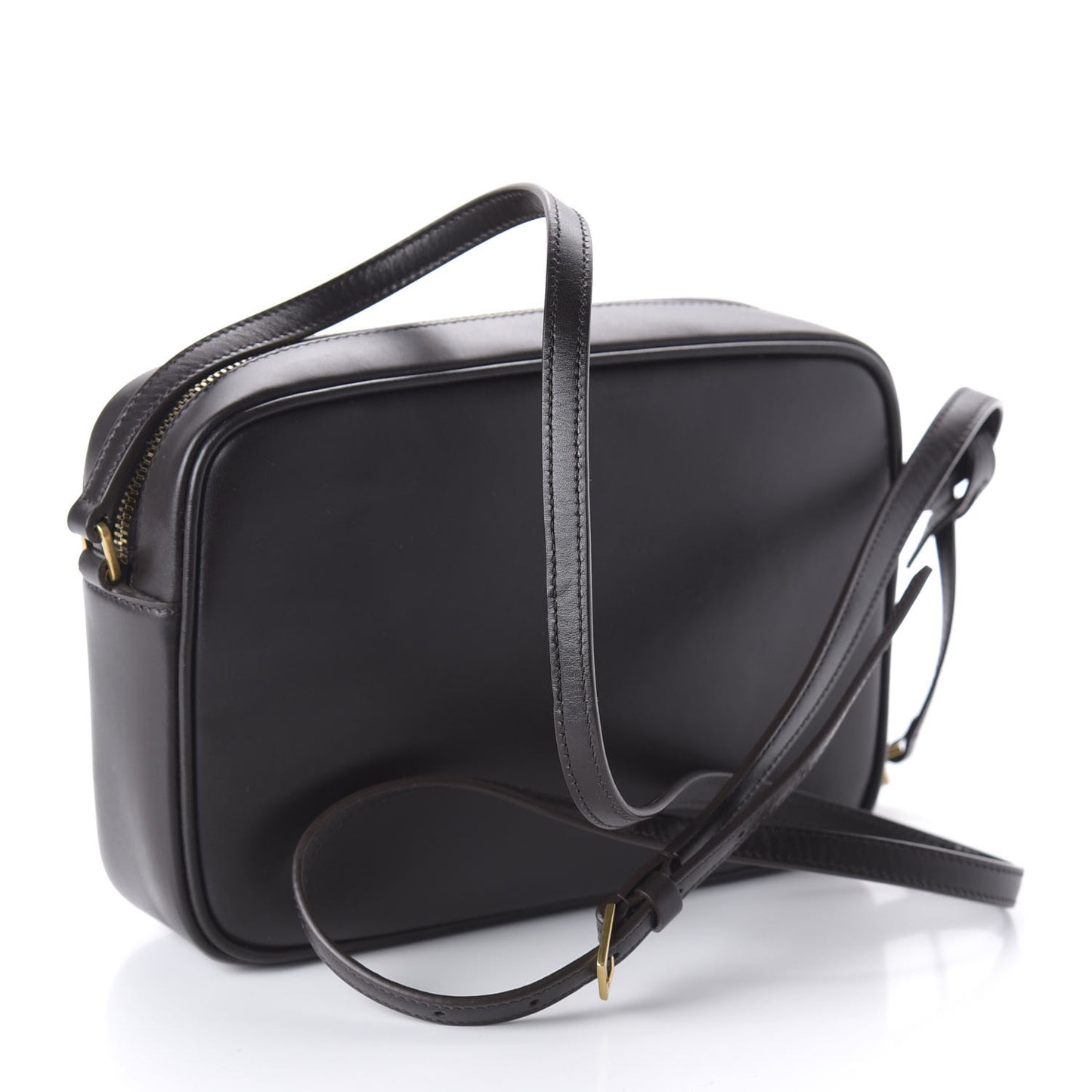 Pony Hair Calfskin Studded Monogram Lou Camera Bag Dusty White Brown
