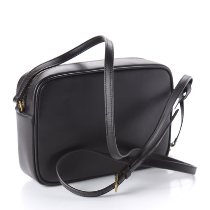 Saint Laurent Pony Hair Calfskin Studded Monogram Lou Camera Bag Dusty White Brown 3 of 9