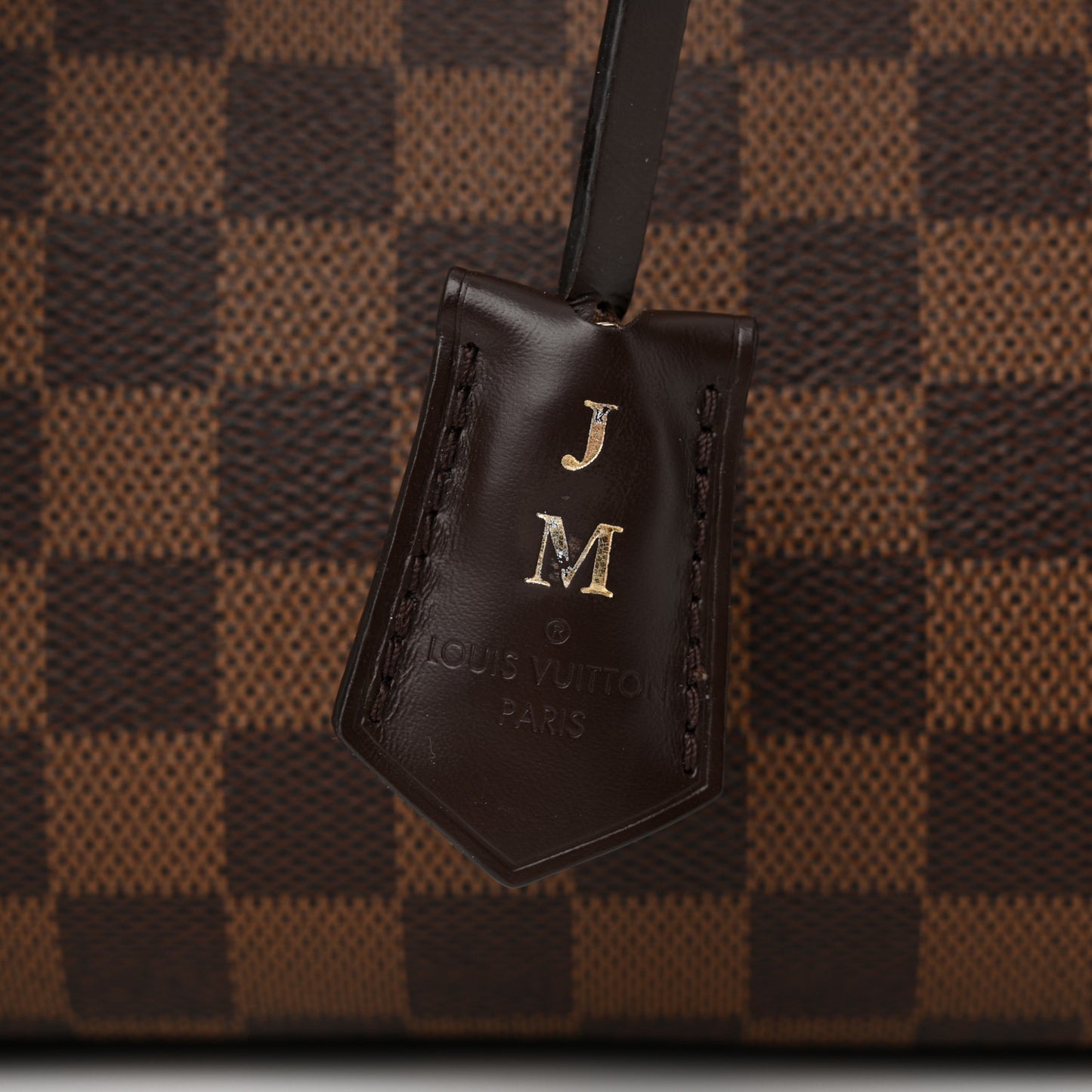 Cuir Taurillon Damier Ebene Normandy Black
