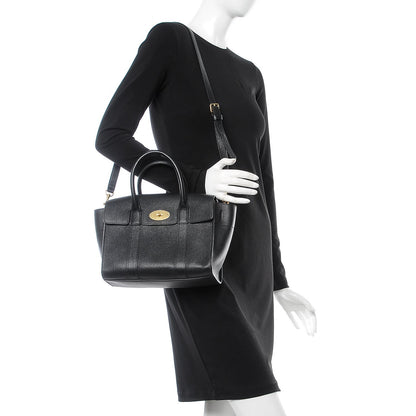 Mulberry Classic Grain Small New Bayswater Black 2 of 6