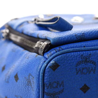 MCM Visetos Medium Studded Dual Stark Backpack Blue 8 of 16