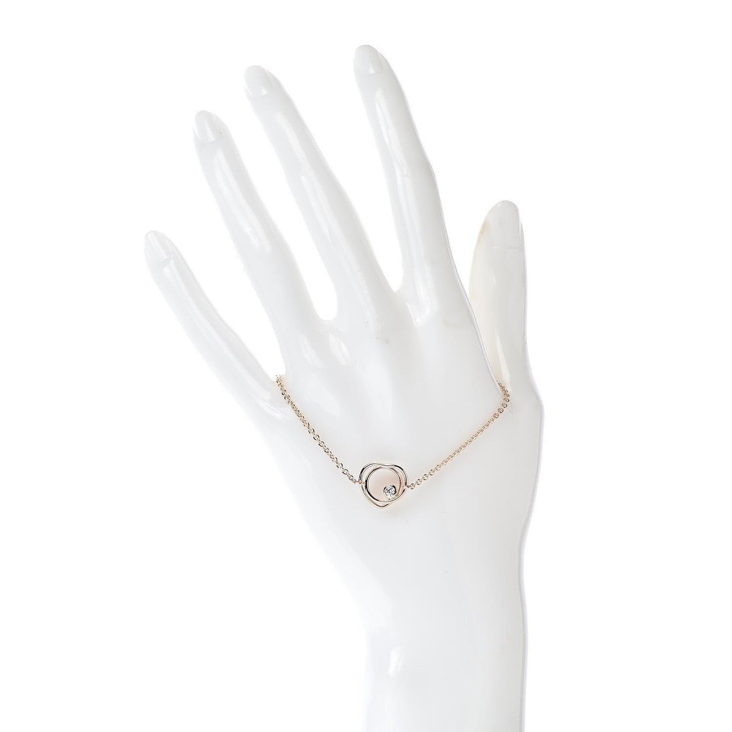 18K Rose Gold Diamond TPM Vertige Coeur Bracelet LG