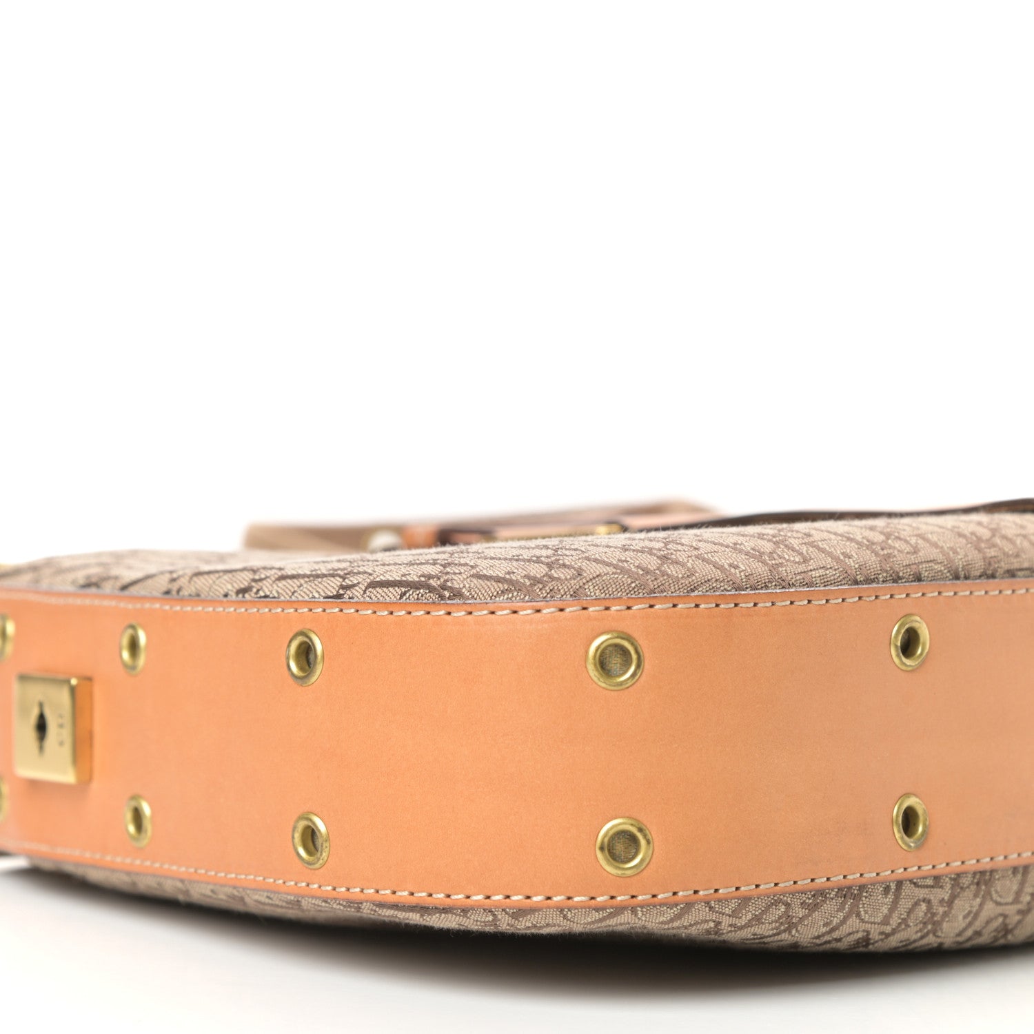 Christian Dior Calfskin Monogram Street Chic Large Columbus Ave Beige 7 of 9