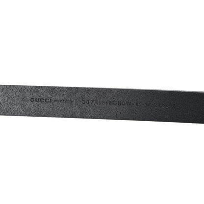 Gucci Calfskin Horsebit Buckle Belt 85 34 Black 4 of 4