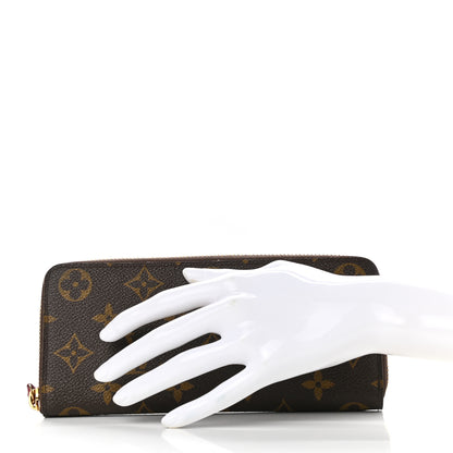 Louis Vuitton Monogram Clemence Wallet Fuchsia 2 of 8
