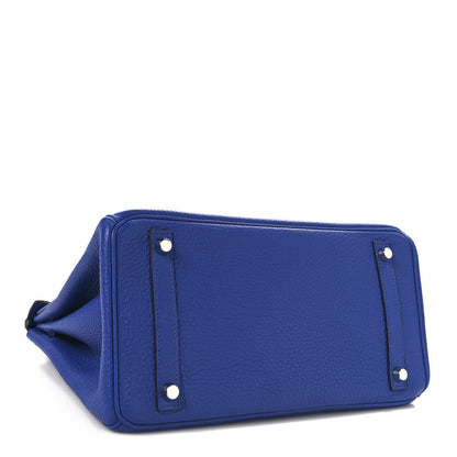 Hermes Togo BIRKIN 30 Bleu Electrique 4 of 12
