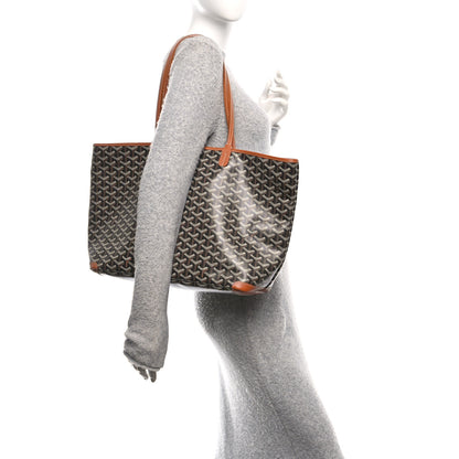 Goyard Goyardine Artois MM Black Gold 2 of 9