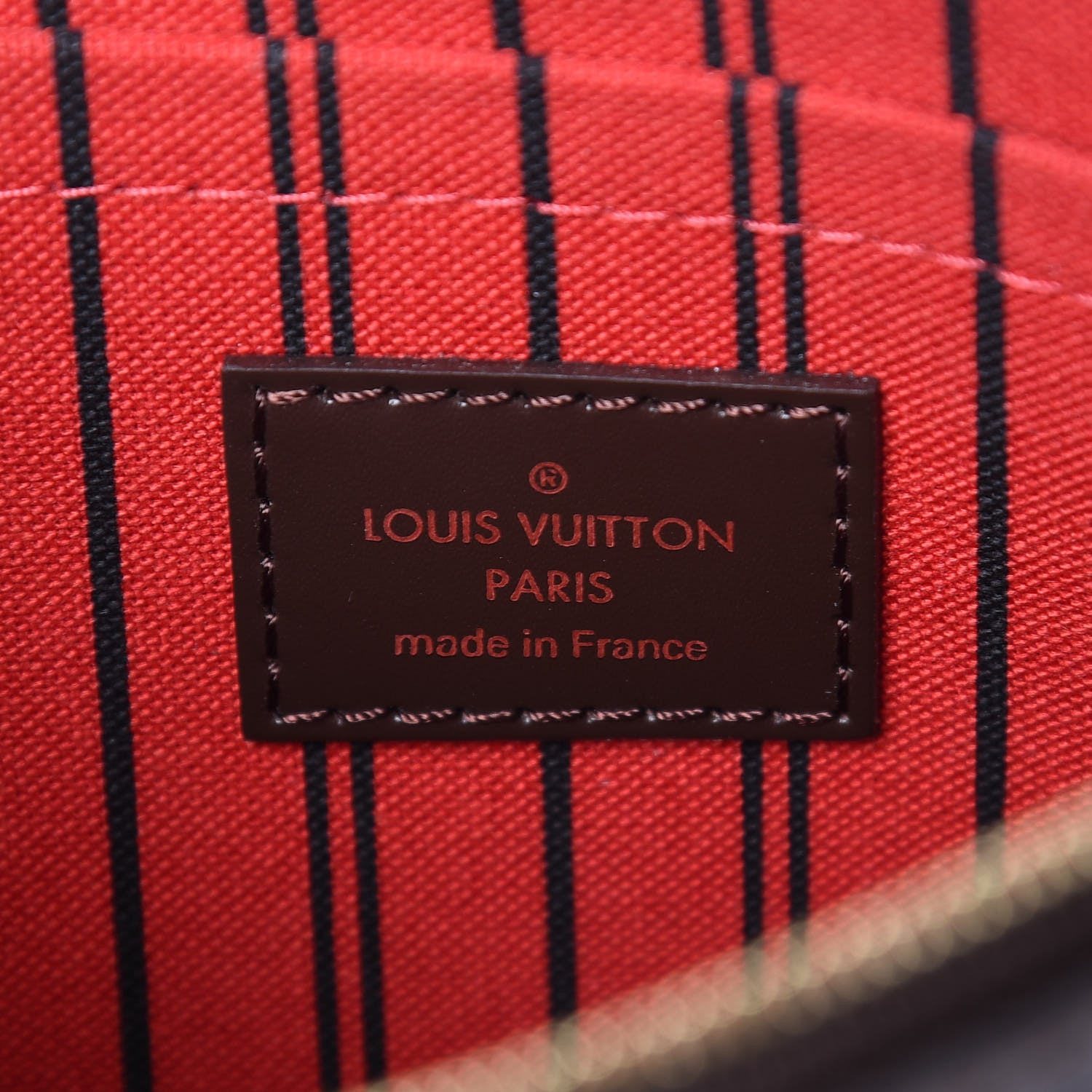 Louis Vuitton Damier Ebene Neverfull MM GM Pochette 6 of 9