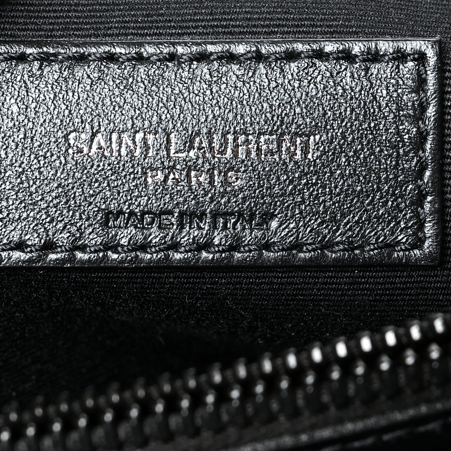 Calfskin Y Quilted Monogram Medium Loulou Chain Satchel Black