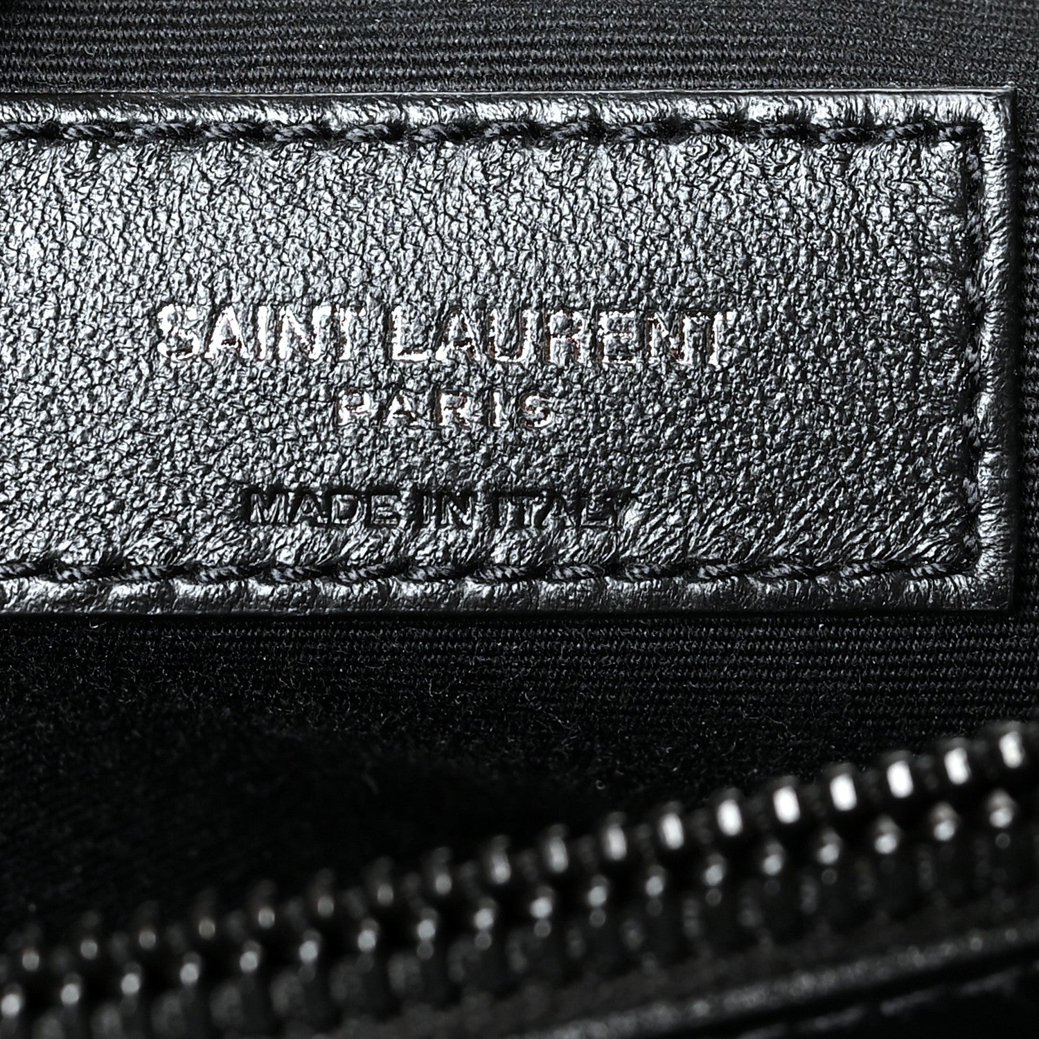 Saint Laurent Calfskin Y Quilted Monogram Medium Loulou Chain Satchel Black 7 of 11