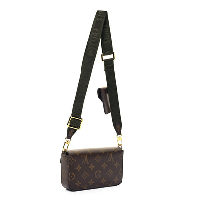 Louis Vuitton Monogram Felicie Strap & Go Kaki 3 of 8