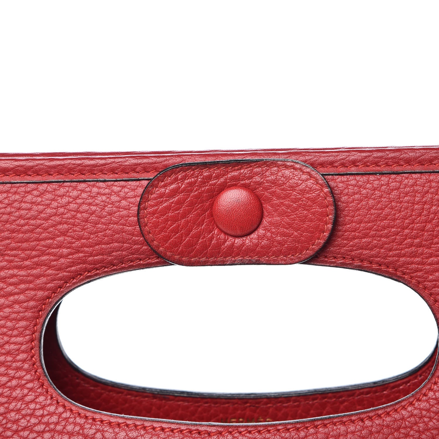 Hermes Ardennes Handle Bag Rouge Vif 9 of 14