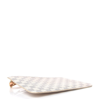 Louis Vuitton Damier Azur Neverfull MM GM Pochette 4 of 9