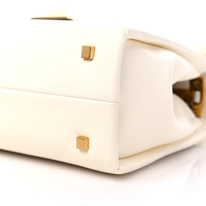 Valentino Garavani Nappa Small One Stud Top Handle Bag Ivory 8 of 8
